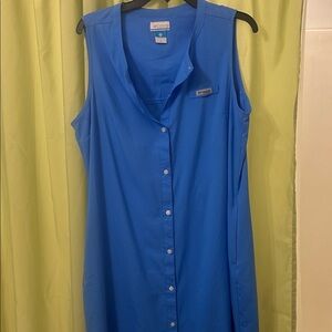 Columbia Vibrant Blue Sleeveless Dress